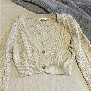 Cableknit Cardigan